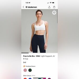 Lululemon Free to be Bra